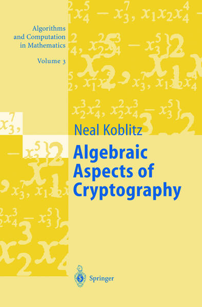 Produktbild: Algebraic Aspects of Cryptography | Neal Koblitz