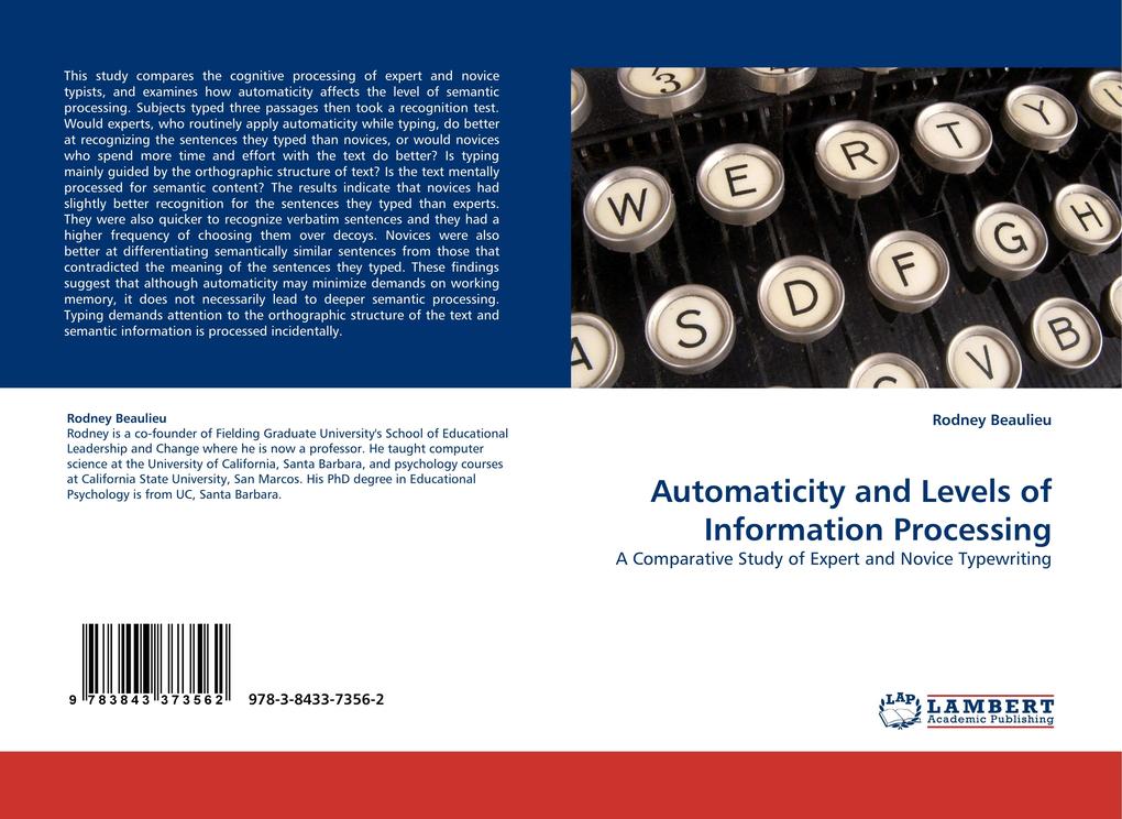 Automaticity and Levels of Information Processing als Buch (kartoniert)
