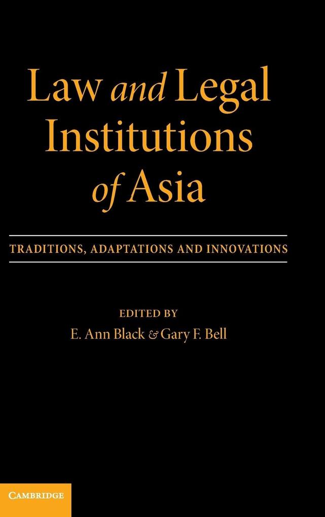 Law and Legal Institutions of Asia als Buch (gebunden)