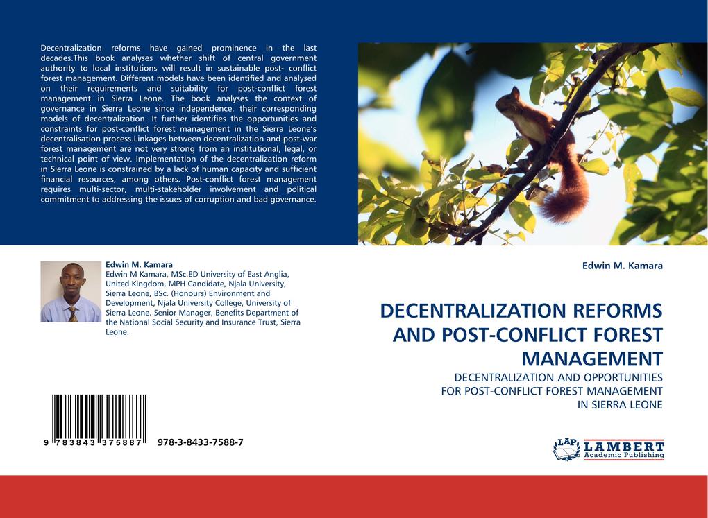 DECENTRALIZATION REFORMS AND POST-CONFLICT FOREST MANAGEMENT als Buch (kartoniert)