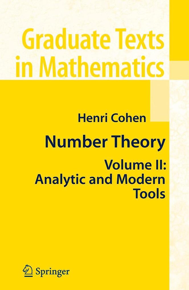 Produktbild: Number Theory | Henri Cohen