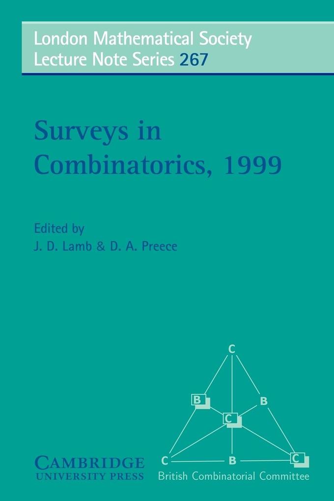 Surveys in Combinatorics, 1999 als Taschenbuch