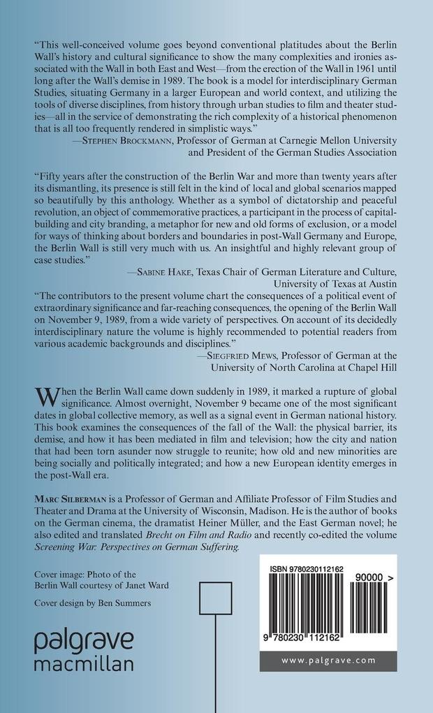 Weitere Ansicht: The German Wall | Marc Silberman