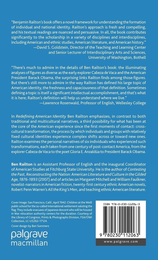 Weitere Ansicht: Redefining American Identity | B. Railton