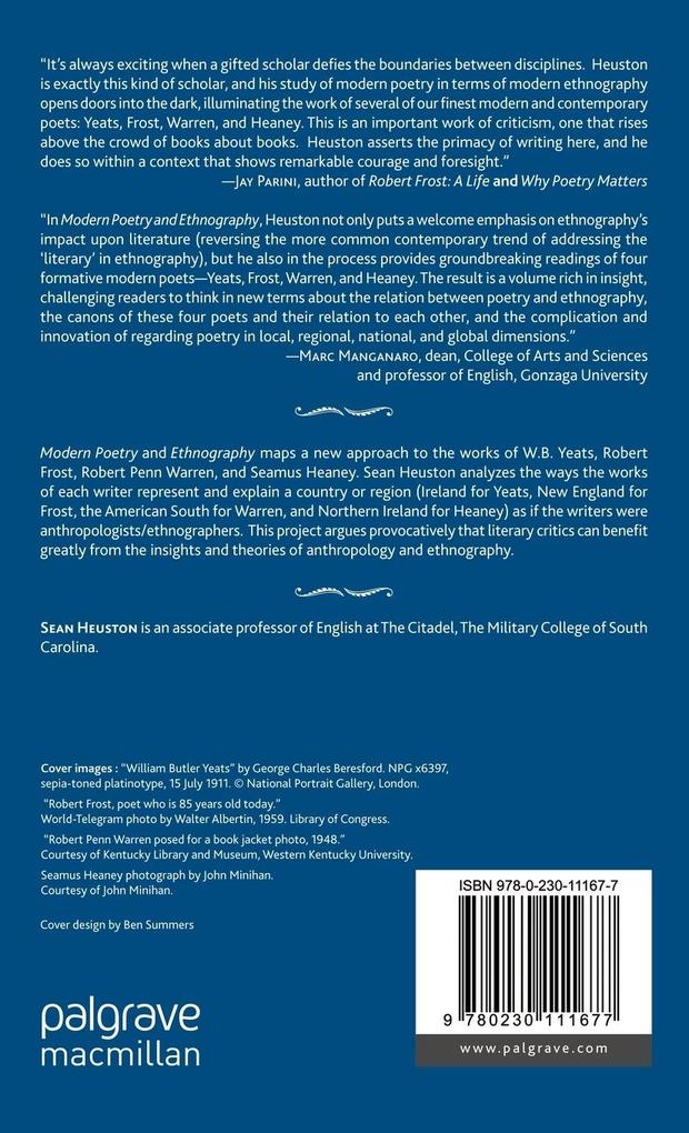 Weitere Ansicht: Modern Poetry and Ethnography | S. Heuston