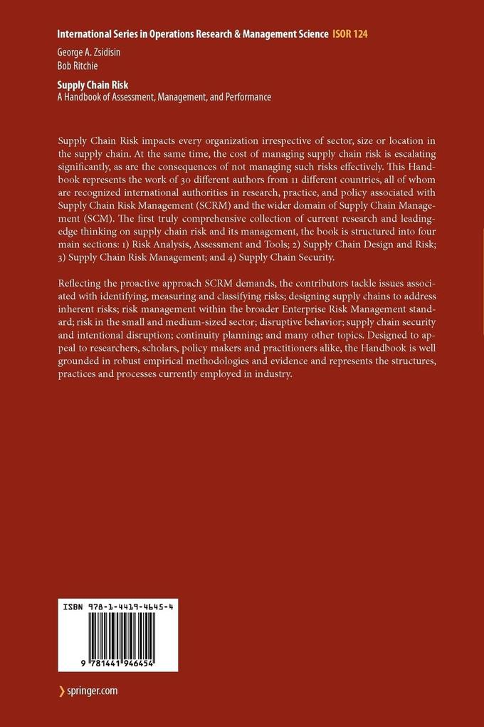 Weitere Ansicht: Supply Chain Risk