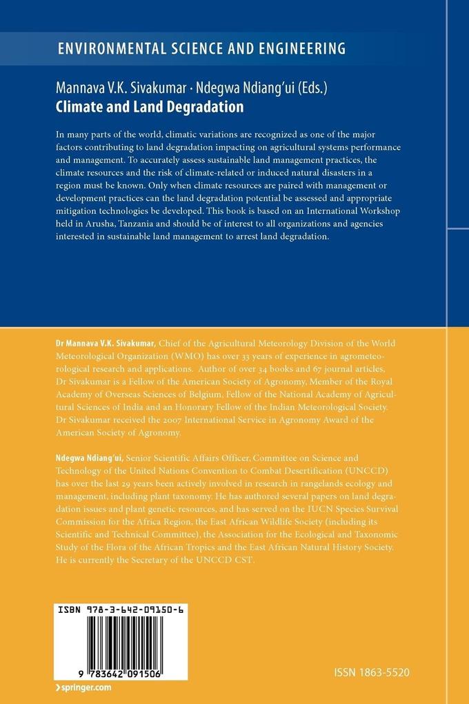 Weitere Ansicht: Climate and Land Degradation