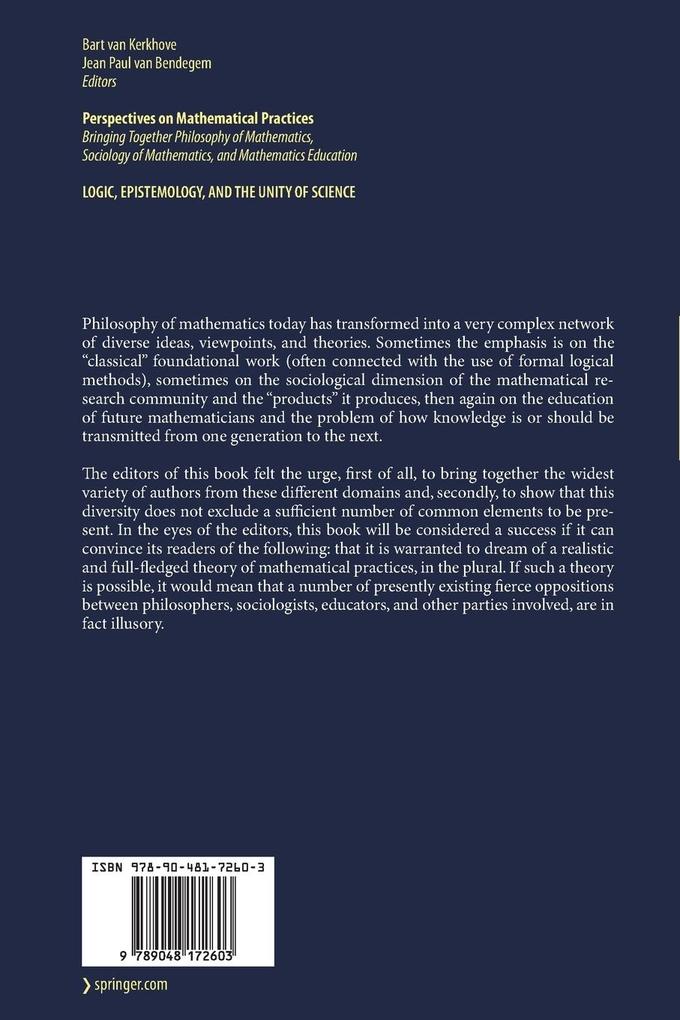 Weitere Ansicht: Perspectives on Mathematical Practices