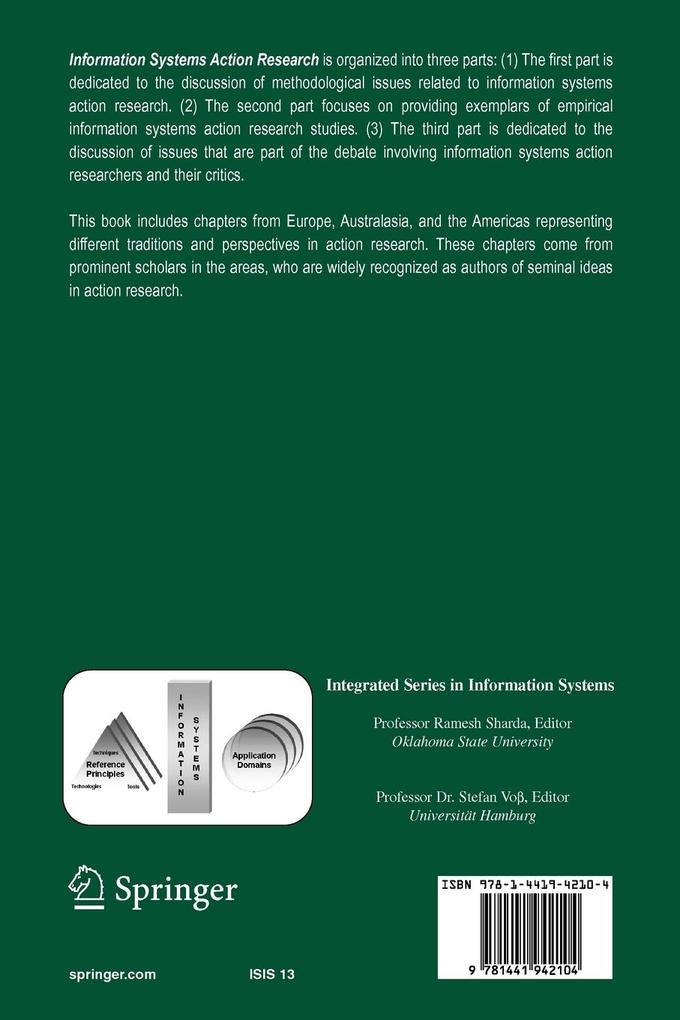 Weitere Ansicht: Information Systems Action Research
