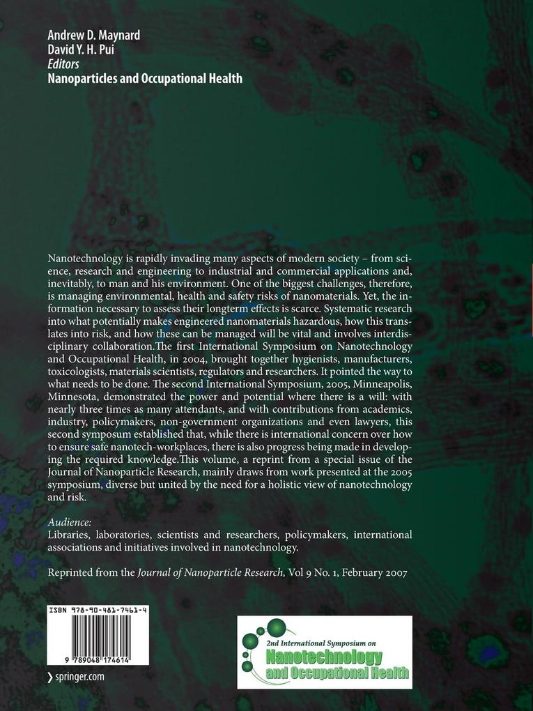 Weitere Ansicht: Nanoparticles and Occupational Health