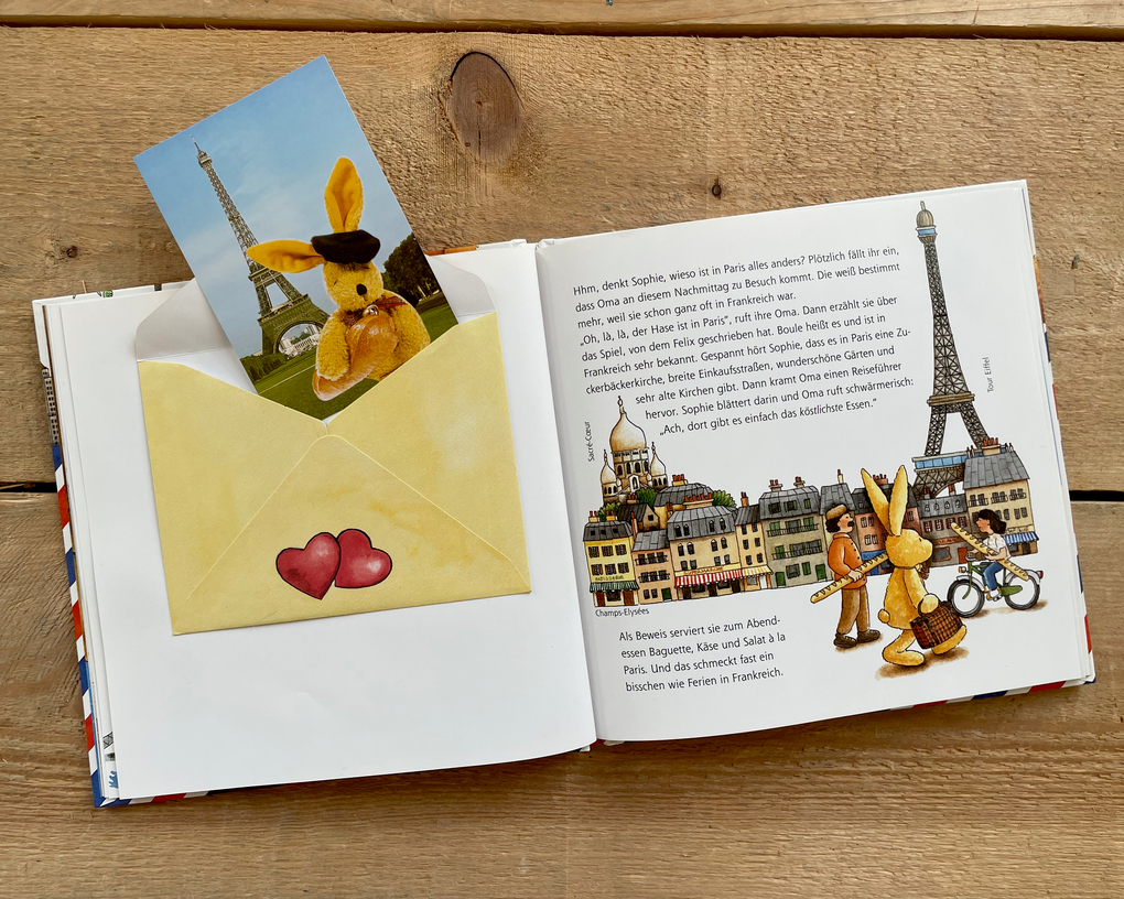 Weitere Ansicht: Briefe von Felix. Ein kleiner Hase auf Weltreise | Annette Langen, Constanza Droop