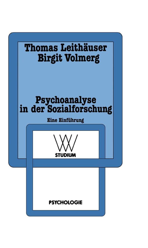 Produktbild: Psychoanalyse in der Sozialforschung | Thomas Leithäuser, Birgit Volmerg