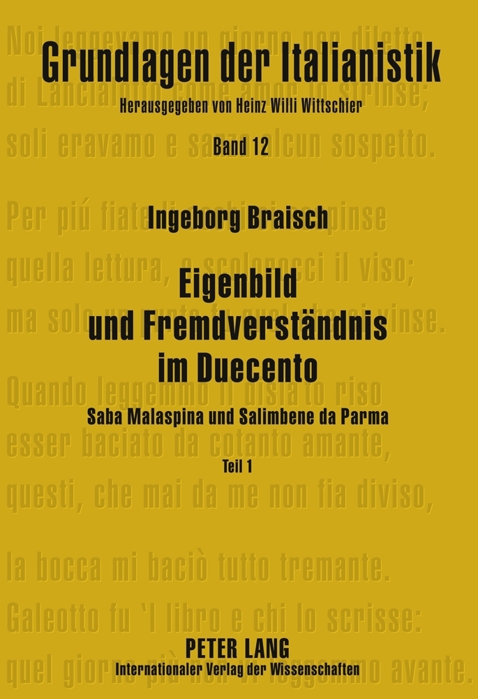 Produktbild: Eigenbild und Fremdverständnis im Duecento | Ingeborg Braisch