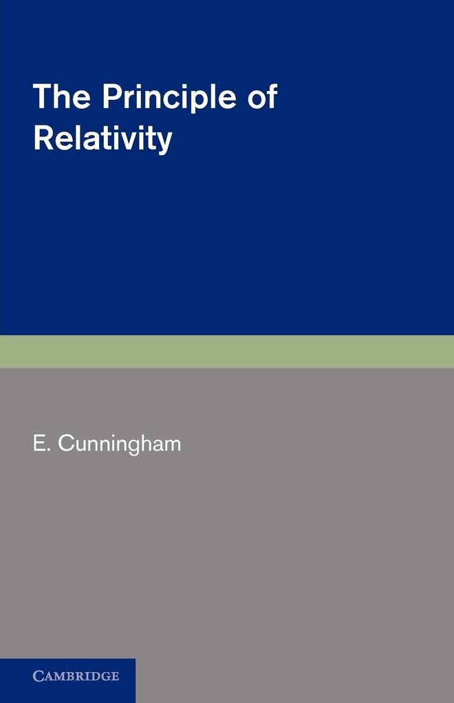 The Principle of Relativity als Taschenbuch