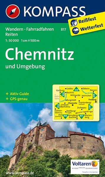 Chemnitz und Umgebung 1 : 50 000 als Blätter und Karten