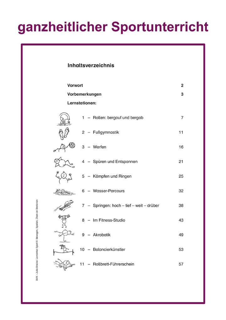 Weitere Ansicht: Lernzirkel Sport 02 | Julia Bracke