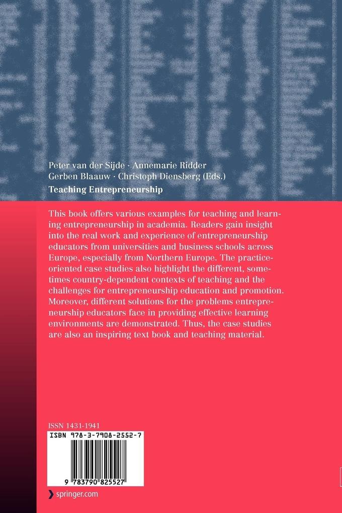 Weitere Ansicht: Teaching Entrepreneurship