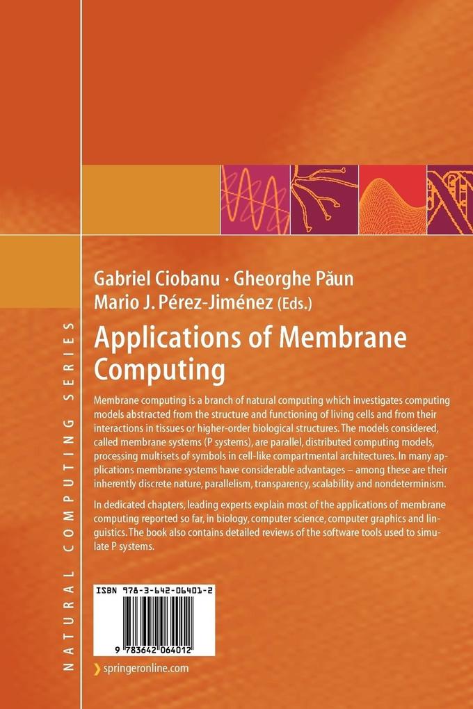 Weitere Ansicht: Applications of Membrane Computing