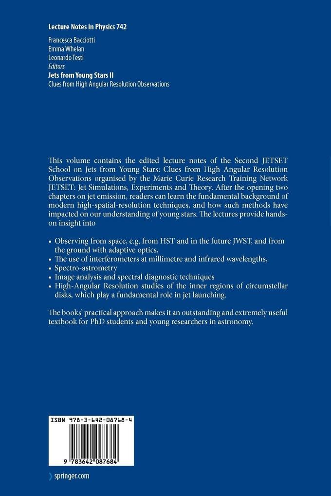 Weitere Ansicht: Jets from Young Stars II