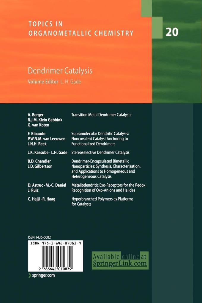 Weitere Ansicht: Dendrimer Catalysis