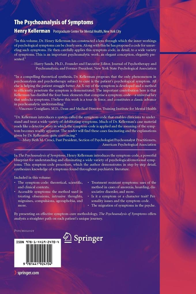 Weitere Ansicht: The Psychoanalysis of Symptoms | Henry Kellerman