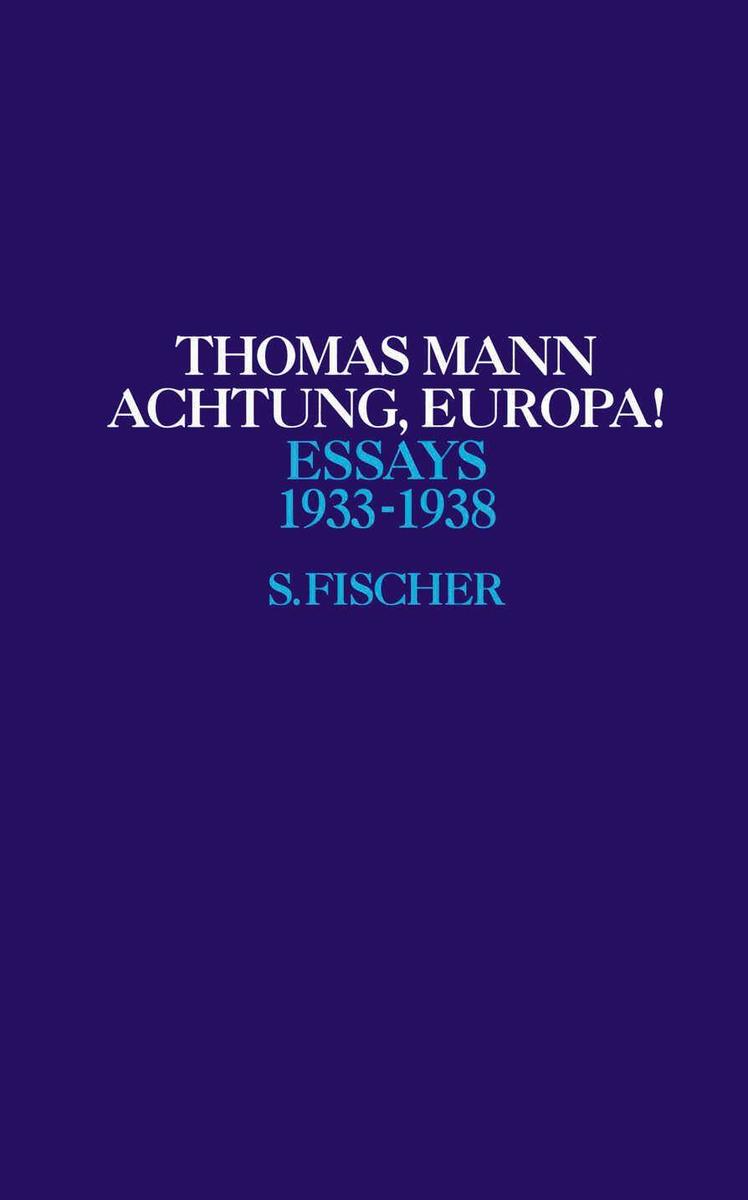 Produktbild: Achtung, Europa! | Thomas Mann