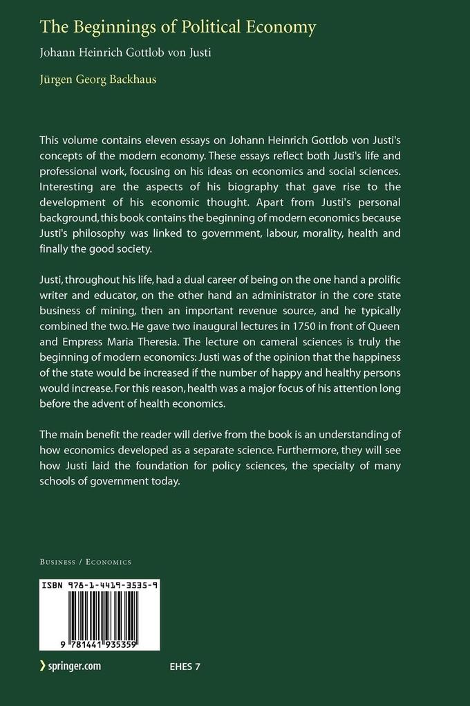 Weitere Ansicht: The Beginnings of Political Economy