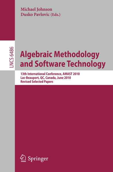 Produktbild: Algebraic Methodology and Software Technology