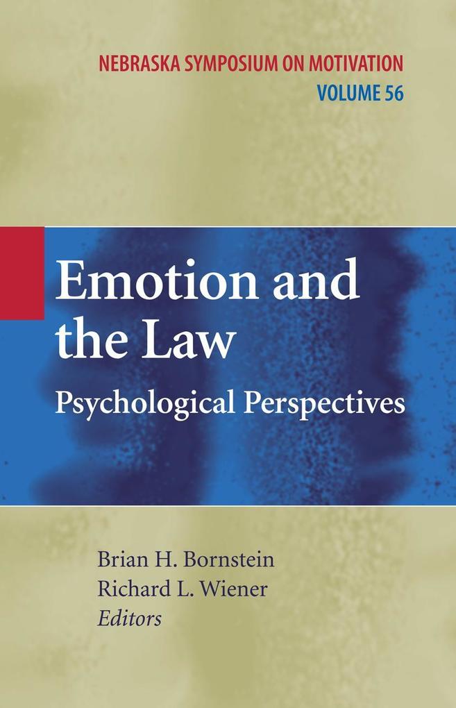 Produktbild: Emotion and the Law