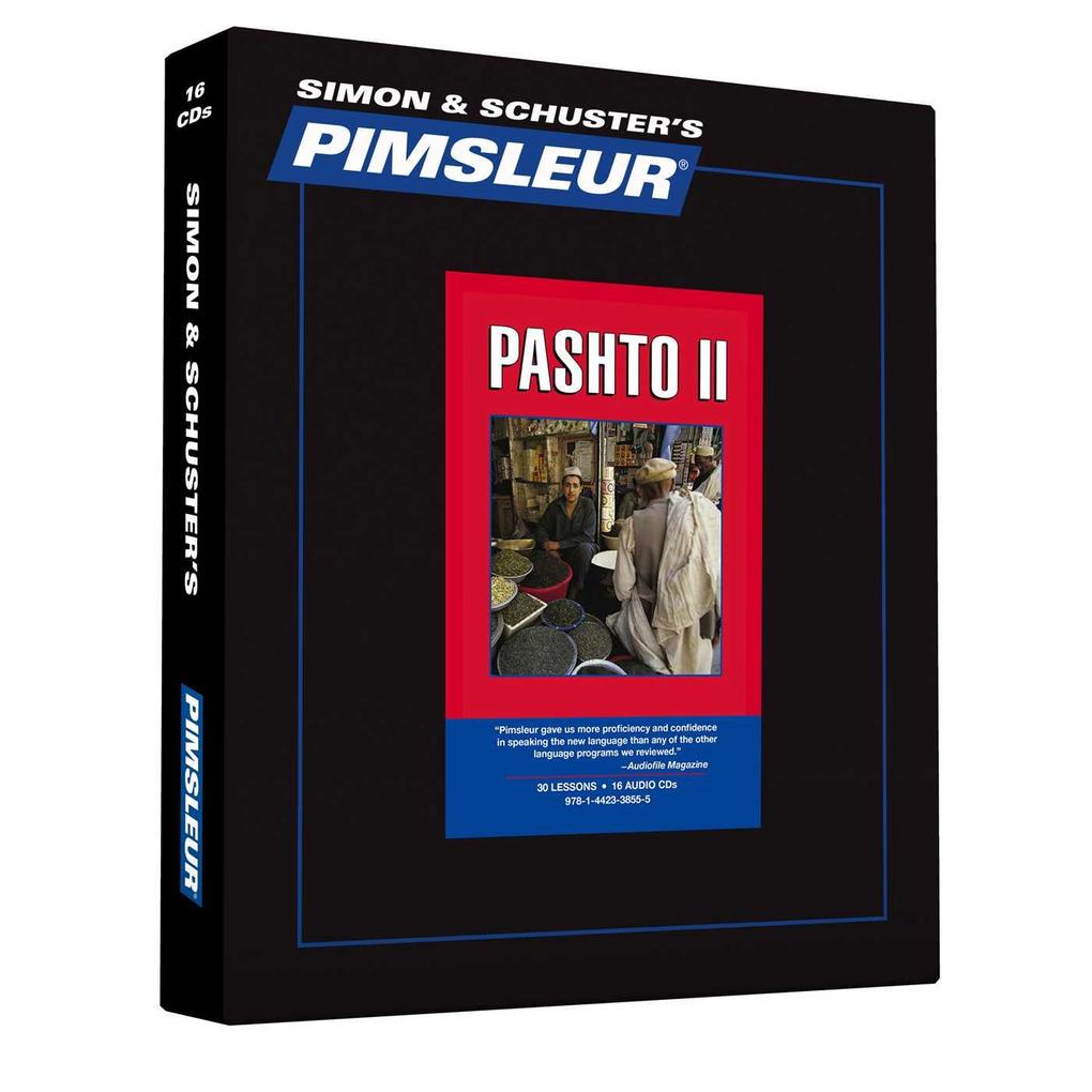 Produktbild: Pimsleur Pashto Level 2 CD, 2: Learn to Speak and Understand Pashto with Pimsleur Language Programs | Pimsleur