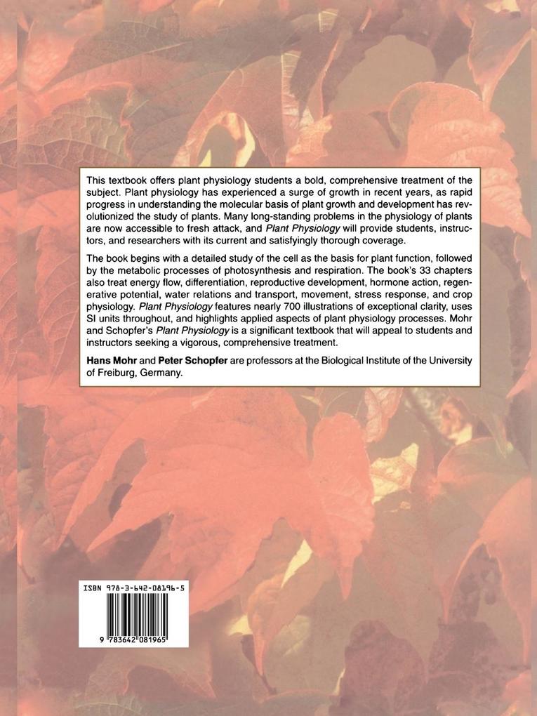 Weitere Ansicht: Plant Physiology