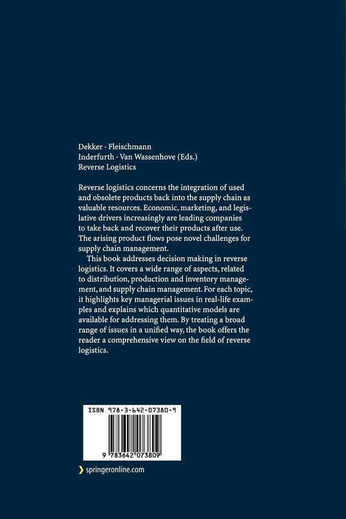 Weitere Ansicht: Reverse Logistics