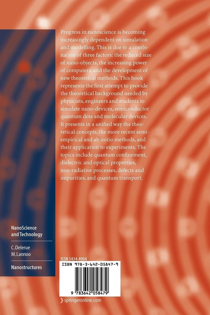 Weitere Ansicht: Nanostructures | Christophe Jean Delerue, Michel Lannoo