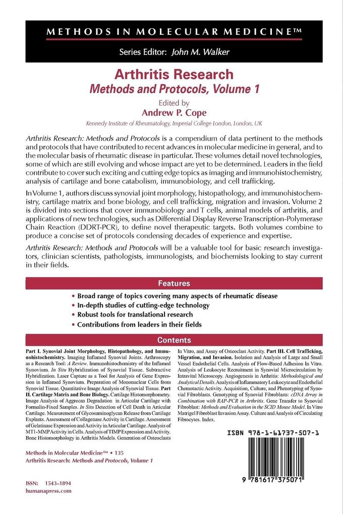 Weitere Ansicht: Arthritis Research