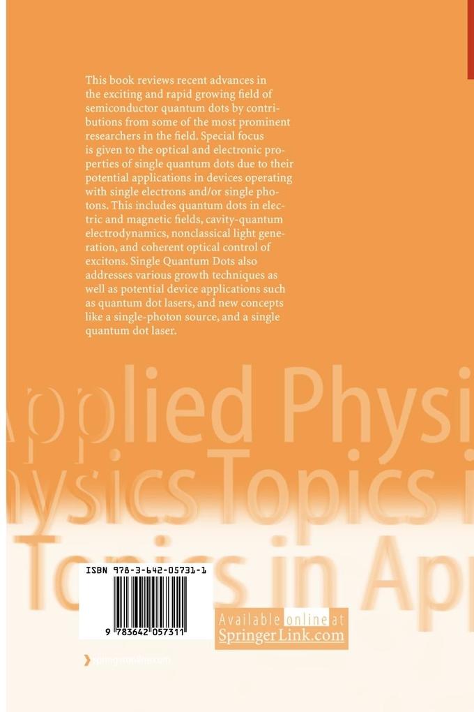 Weitere Ansicht: Single Quantum Dots