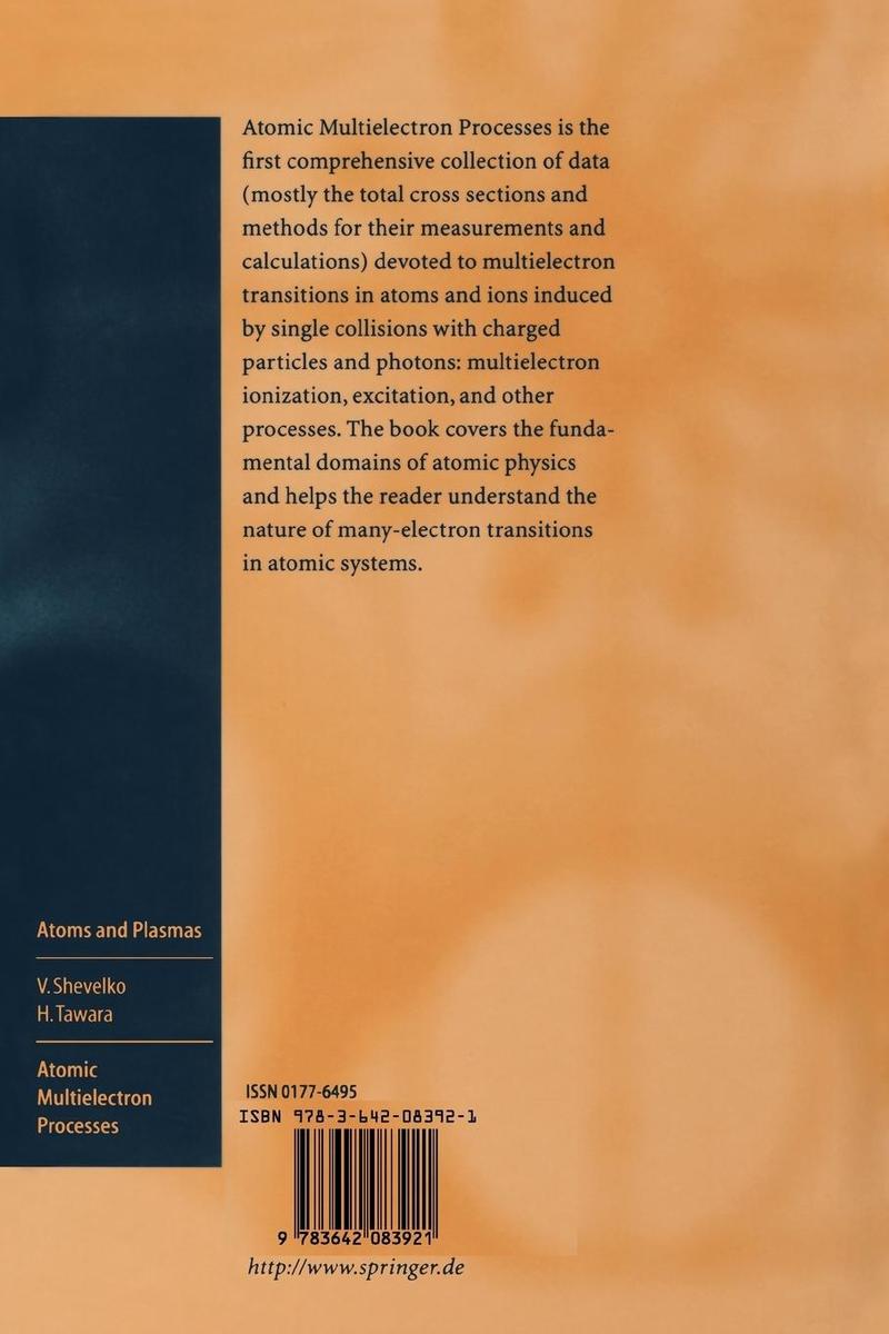 Weitere Ansicht: Atomic Multielectron Processes | Viatcheslav Shevelko, Hiro Tawara
