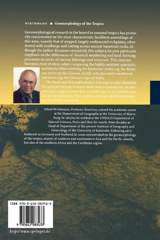 Weitere Ansicht: Geomorphology of the Tropics | Alfred Wirthmann