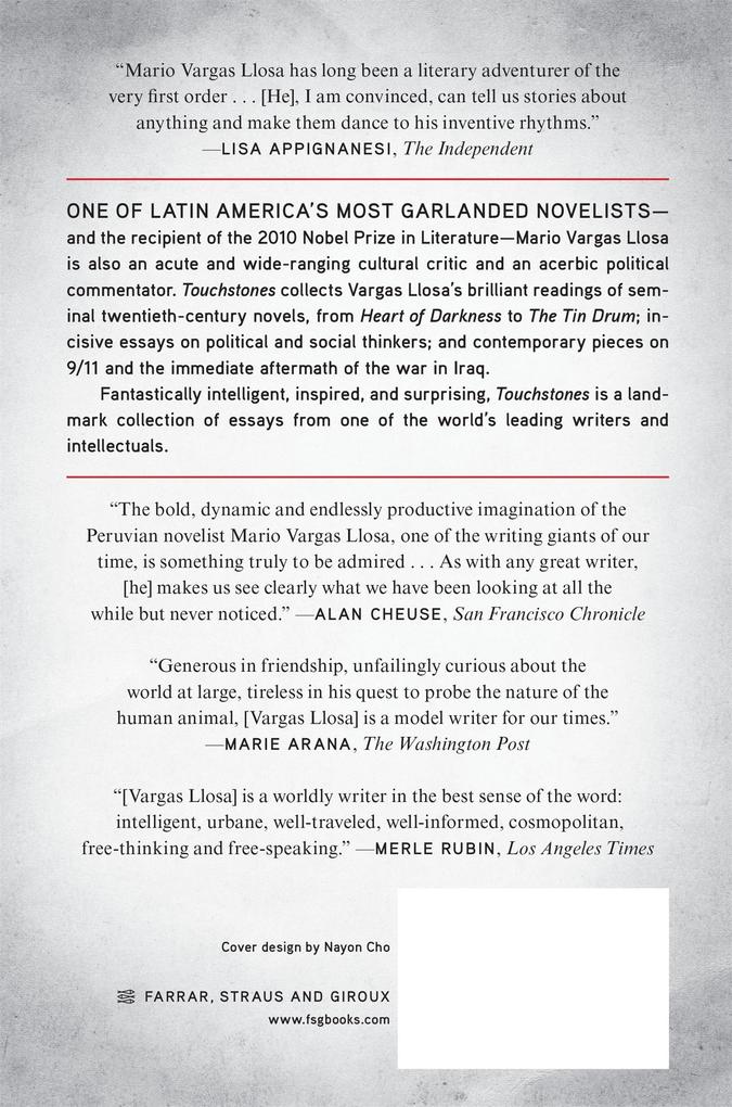 Weitere Ansicht: Touchstones | Mario Vargas Llosa