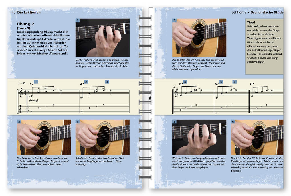 Weitere Ansicht: Fingerpicking - Der Komplettkurs | Phil Capone