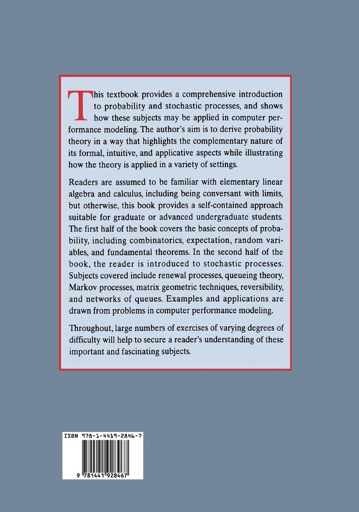 Weitere Ansicht: Probability, Stochastic Processes, and Queueing Theory | Randolph Nelson