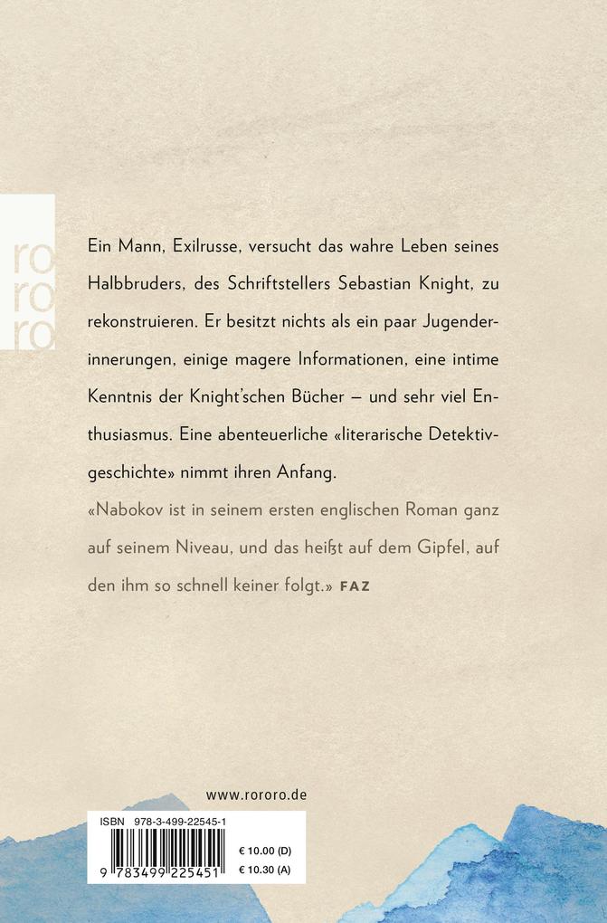 Weitere Ansicht: Das wahre Leben des Sebastian Knight | Vladimir Nabokov