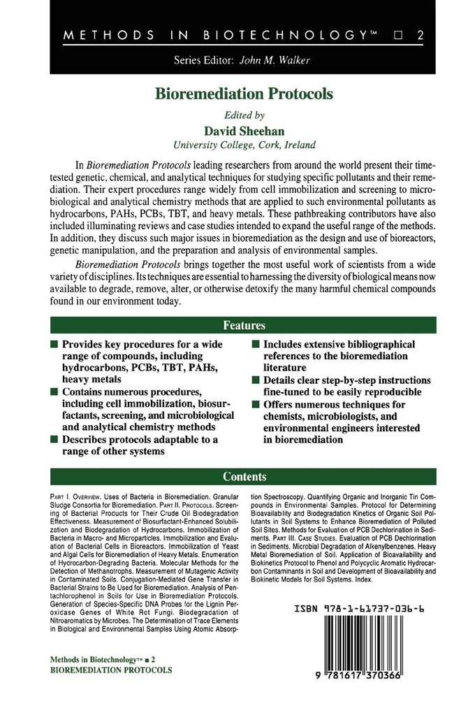 Weitere Ansicht: Bioremediation Protocols