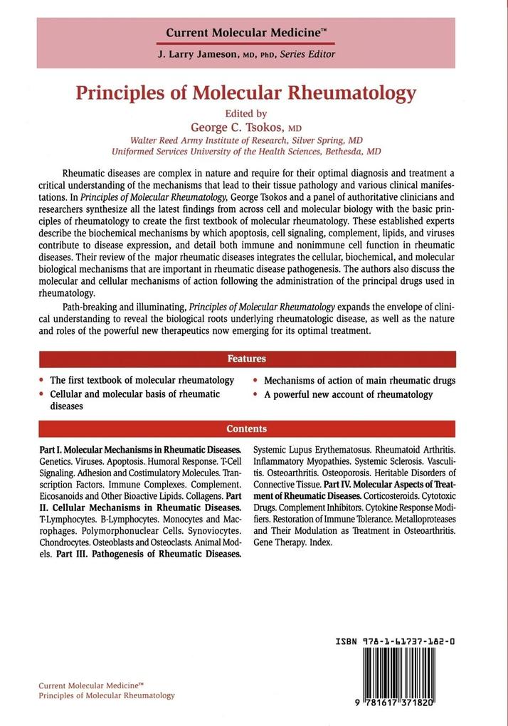 Weitere Ansicht: Principles of Molecular Rheumatology