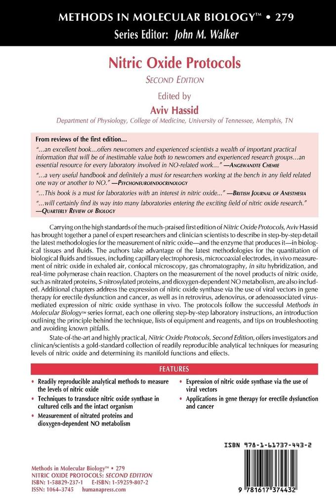 Weitere Ansicht: Nitric Oxide Protocols