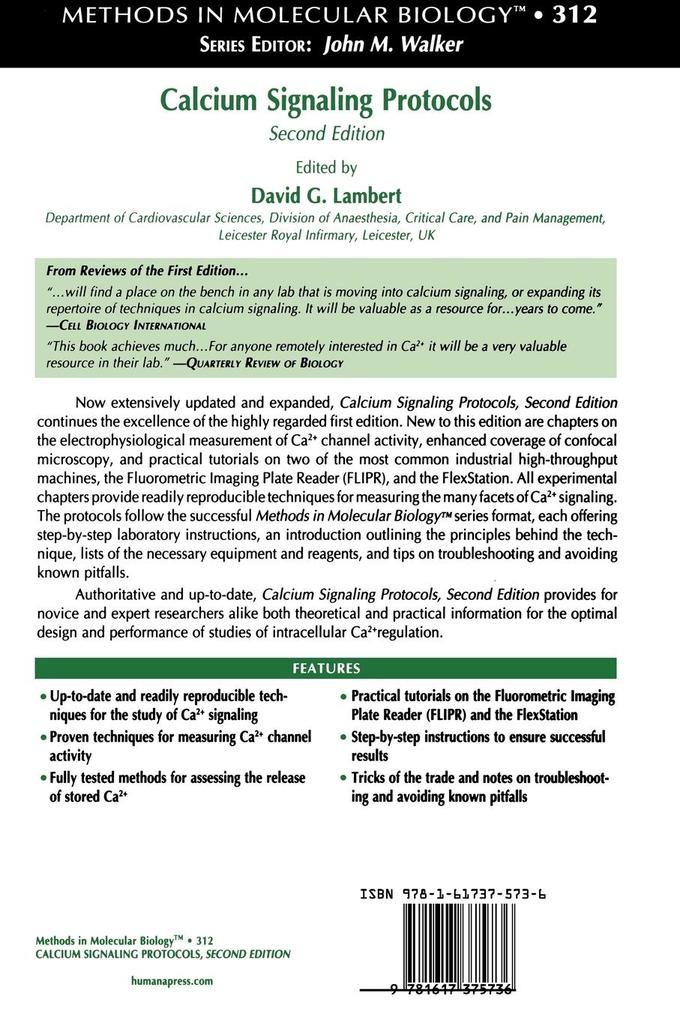 Weitere Ansicht: Calcium Signaling Protocols
