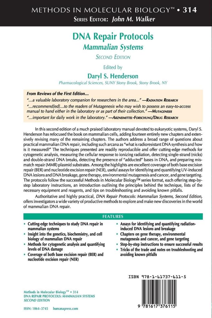 Weitere Ansicht: DNA Repair Protocols