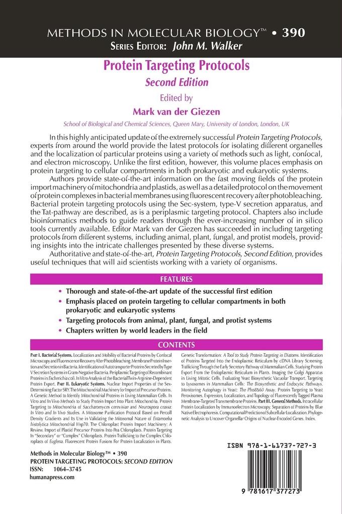 Weitere Ansicht: Protein Targeting Protocols