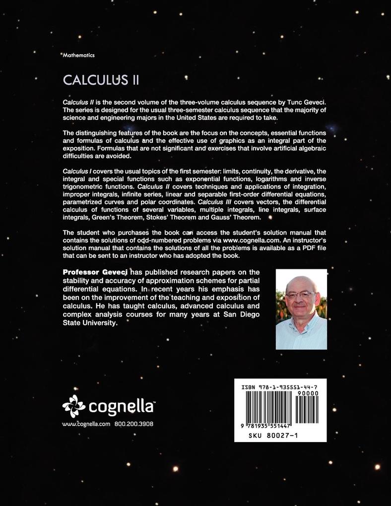Weitere Ansicht: Calculus II | Tunc Geveci