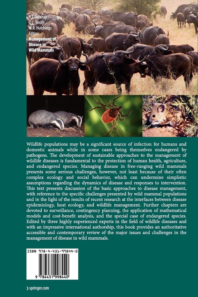 Weitere Ansicht: Management of Disease in Wild Mammals