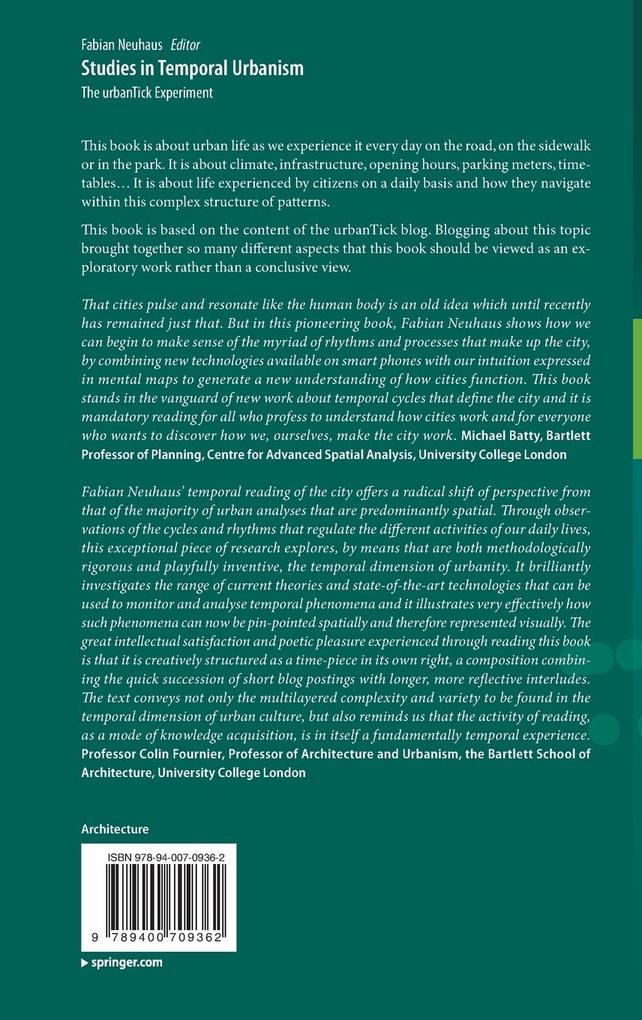 Weitere Ansicht: Studies in Temporal Urbanism